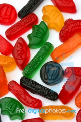 Wine Gums Stock Photo