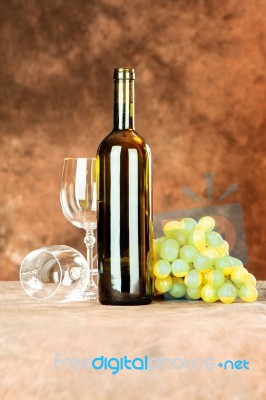 Wine Set Stock Photo