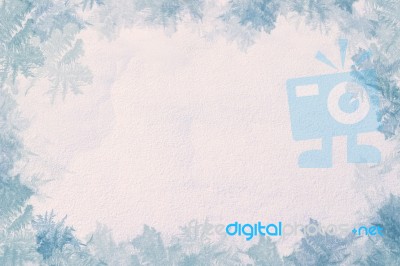 Winter Frame Stock Image