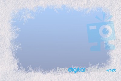 Winter Frame Stock Image