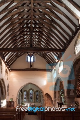 Wisborough, Sussex/uk - October 15 : Interior View Of St Peter A… Stock Photo