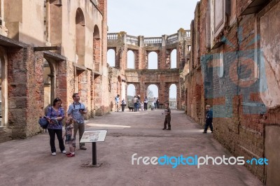 Witley Court Ruins Stock Photo