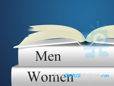 Women Books Means Woman Fiction And Lady Stock Image Women Books Means Woman Fiction And Lady Stock Image