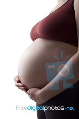 Wonderful Pregnant Woman Stock Photo