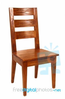 Wood Chair Stock Photo