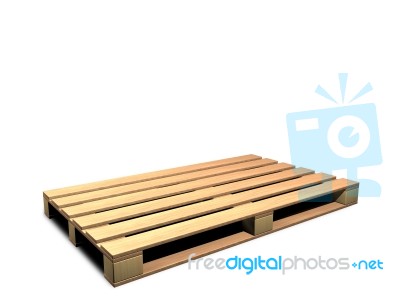 Wood Pallet Stock Image