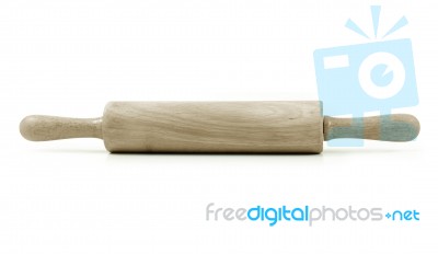 Wooden Rolling Pin  Stock Photo