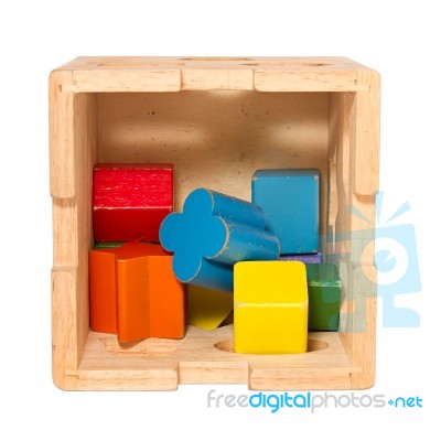 Wooden Toy Stock Photo