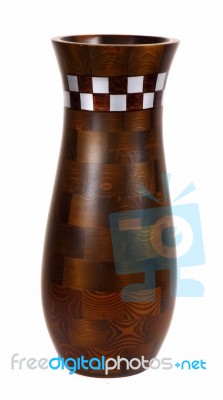 Wooden Vase Stock Photo Wooden Vase Stock Photo