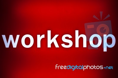 Workshop Word Stock Photo