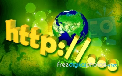 World And Http   Stock Image