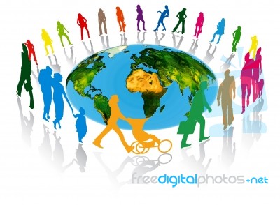 World Communication Stock Image