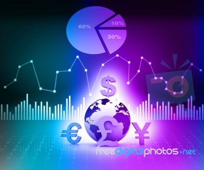 World Currencies Stock Image