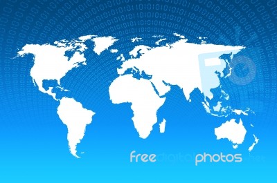 World Map Stock Image