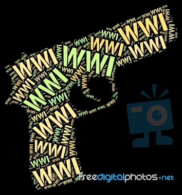 World War I Represents Military Action And Wwi Stock Image