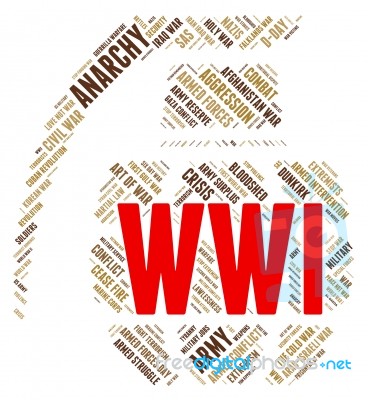 World War I Shows Military Action And Battles Stock Image