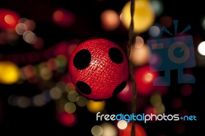 Woven Light Ball Stock Photo