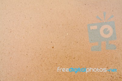 Yellow Brown Sand On The Beach Stock Photo