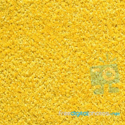 Yellow Carpet Texture Stock Photo
