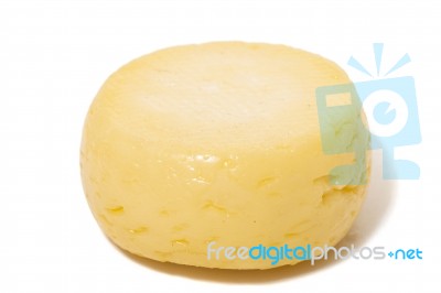 Yellow Goat Cheese Stock Photo