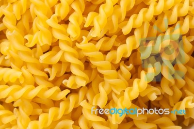Yellow Macaroni Stock Photo