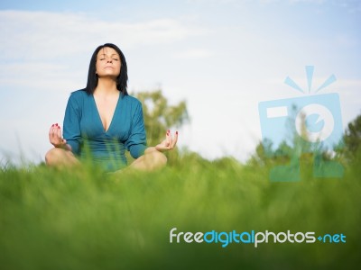 Yoga, Meditation, Spirituality Stock Photo