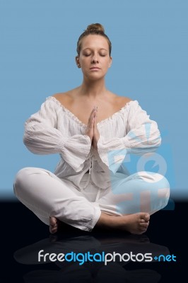 Yoga Woman Stock Photo
