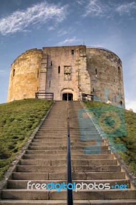 York Castle In The City Of York Stock Photo