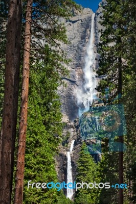 Yosemite Waterfall Stock Photo