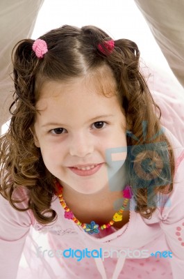 Young Adorable Girl Stock Photo