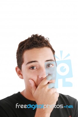 Young Amazed Man Stock Photo Young Amazed Man Stock Photo