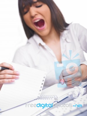 Young Business Lady Stock Photo