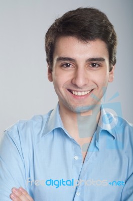 Young Business Man Stock Photo