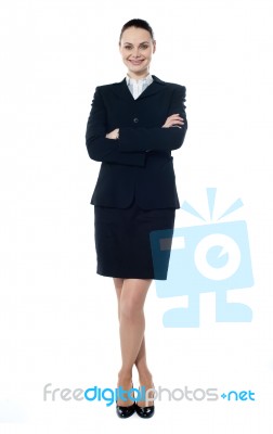 Young Businesswoman Portrait Stock Photo