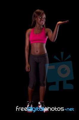 Young Fit African Woman Stock Photo Young Fit African Woman Stock Photo