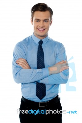 Young Male Business Executive Stock Photo