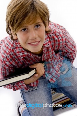 Young Student Of School Looking At Camera Stock Photo