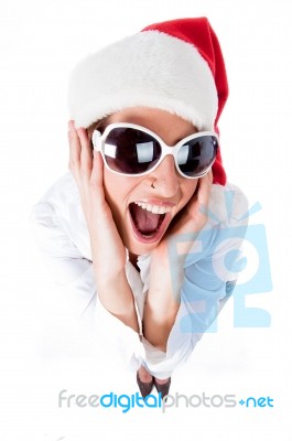 Young Woman With Eyeglasses Stock Photo