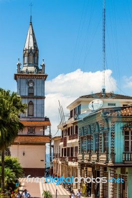Zaruma - Town In The Andes, Ecuador Stock Photo