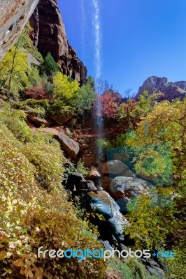Zion National Park Utah Stock Photo
