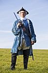 18th Century British Army Officer Stock Photo