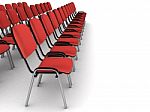 3D Chairs Stock Photo