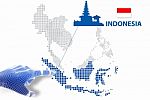 3d Finger Touch On Display Indonesia Map And Flag Stock Photo