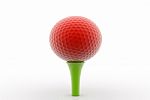 3d Golf Ball Stock Photo