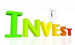 3d Invest Stock Photo