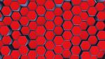 3d Rendering. Abstract Hexagon Geometry Background Stock Photo