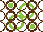 70s Wallpaper Stock Photo