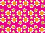70s Wallpaper Stock Photo