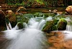 A Fluvial Rapid Stock Photo