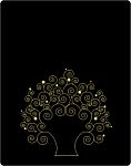 Abstract Celtic Tree For Background Stock Photo
